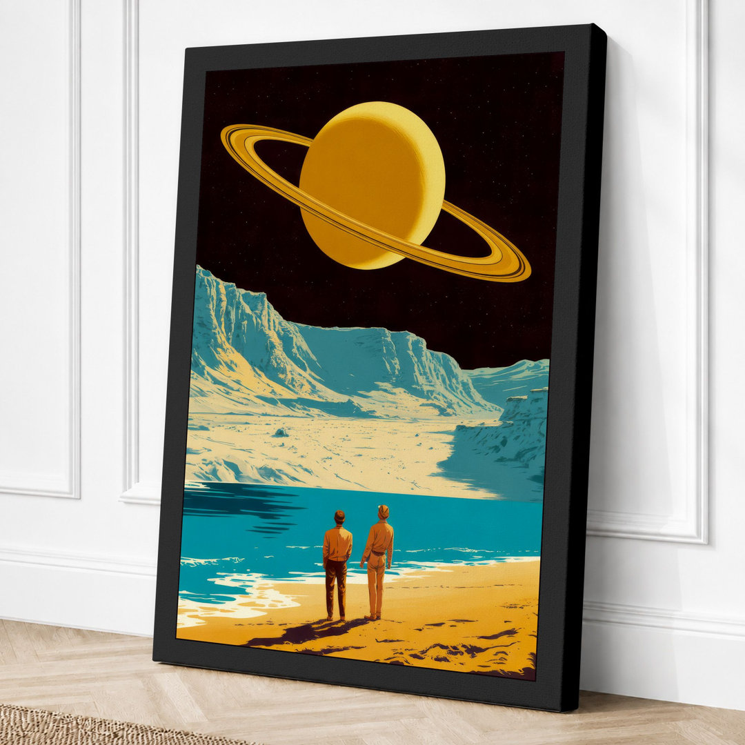 Alien World Wonder Fantasy & Sci-Fi - Wrapped Canvas