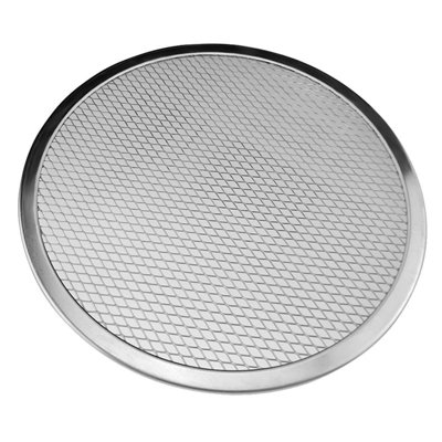Stainless Steel Mesh Pizza Screen, Non-Aluminum Baking Tray for Even Heat, Kitchen Tool for Homemade Pizza & Flatbread
