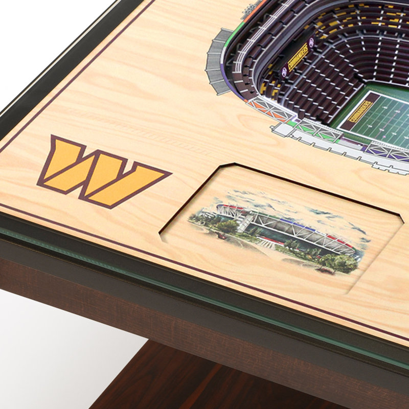 Husik NFL 25-Layer StadiumViews Lighted End Table, Washington Commanders