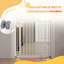 Pressure Mounted Pet Gate With Door-94282343-94282345