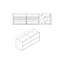 Meuble-lavabo double 60 po-71072229