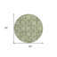 Tapis rond 8 pi