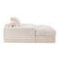 Chaise longue surdimensionnée avec 4 coussins, velours côtelé doux et mousse durable-120165237