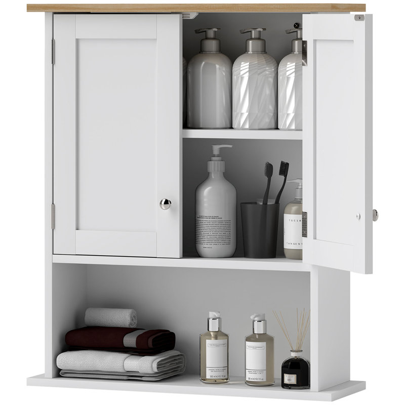 Armoire moderne en MDF peu encombrante pour une salle de bain élégante