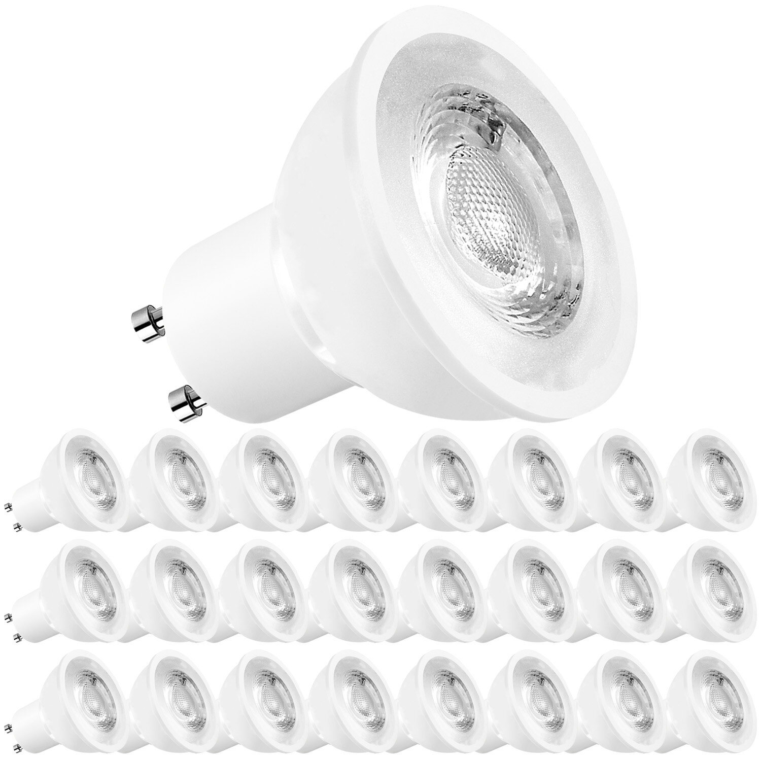QPLUS 7 Watt (50 Watt Equivalent) MR16 LED Dimmable Light Bulb