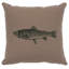 Coussin Wooded River Image - Truite - Brique de coton-268547563