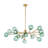 Burness 15 - Light Sputnik Modern Linear Modern Glass Bubble Dining Chandelier-1887165905