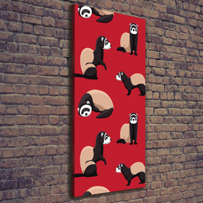 Ferrets - Wrapped Canvas Print