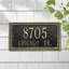 Egg and Dart 2-Line Wall Address Plaque-642976470-642976467