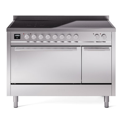 ILVE Professional Plus II 48 in Induction Range, 6 Induction Element (Solid Door)