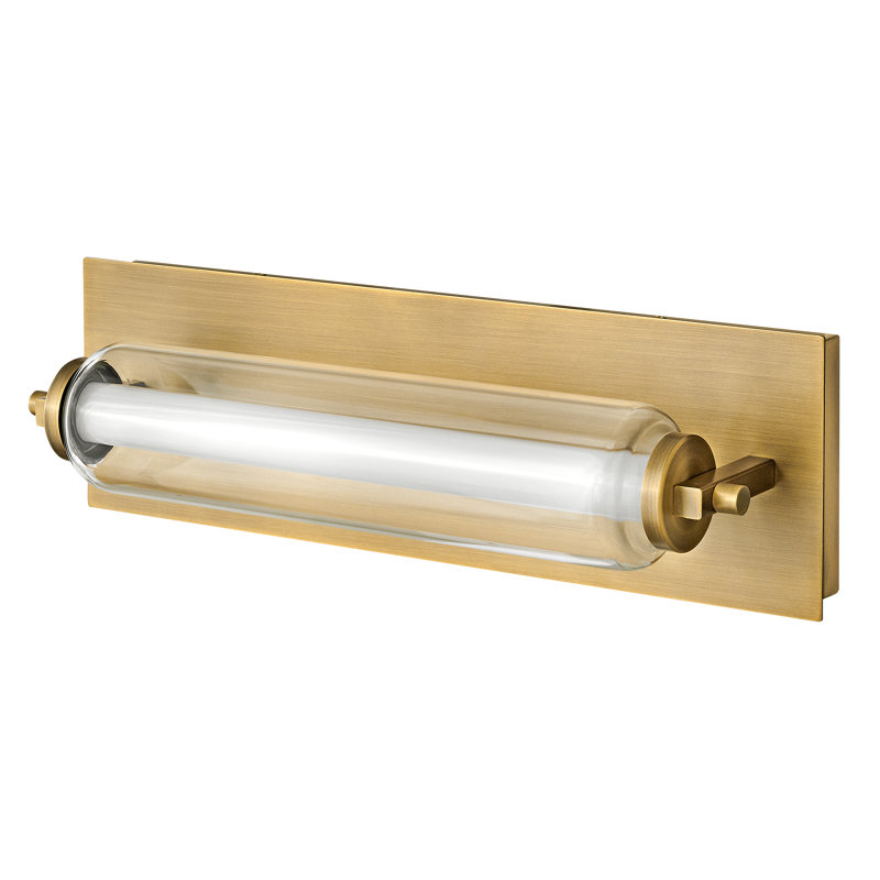 Lucien Dimmable LED Bath Bar, Lacquered Brass