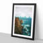 Ocean View from Faro Cabo Penas in Spain - Picture Frame Painting Print-55576971-55576966