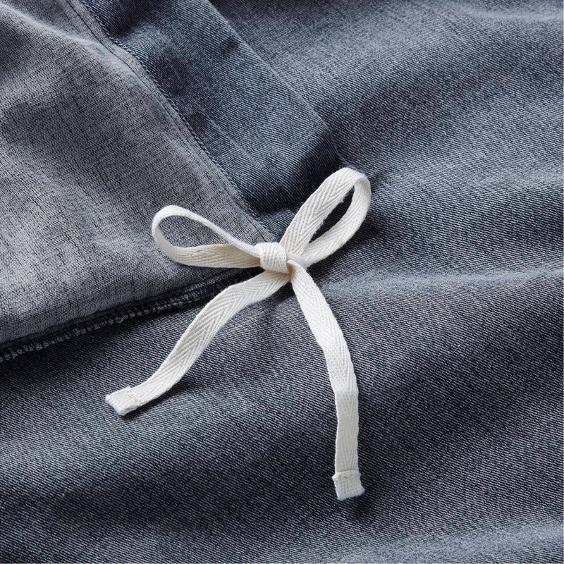 Ensemble de housse de couette 3 pièces, Housse de couette double / grand et insert + 2 tai, Bleu
