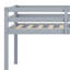 Lit mezzanine en bois avec échelle-1450561990