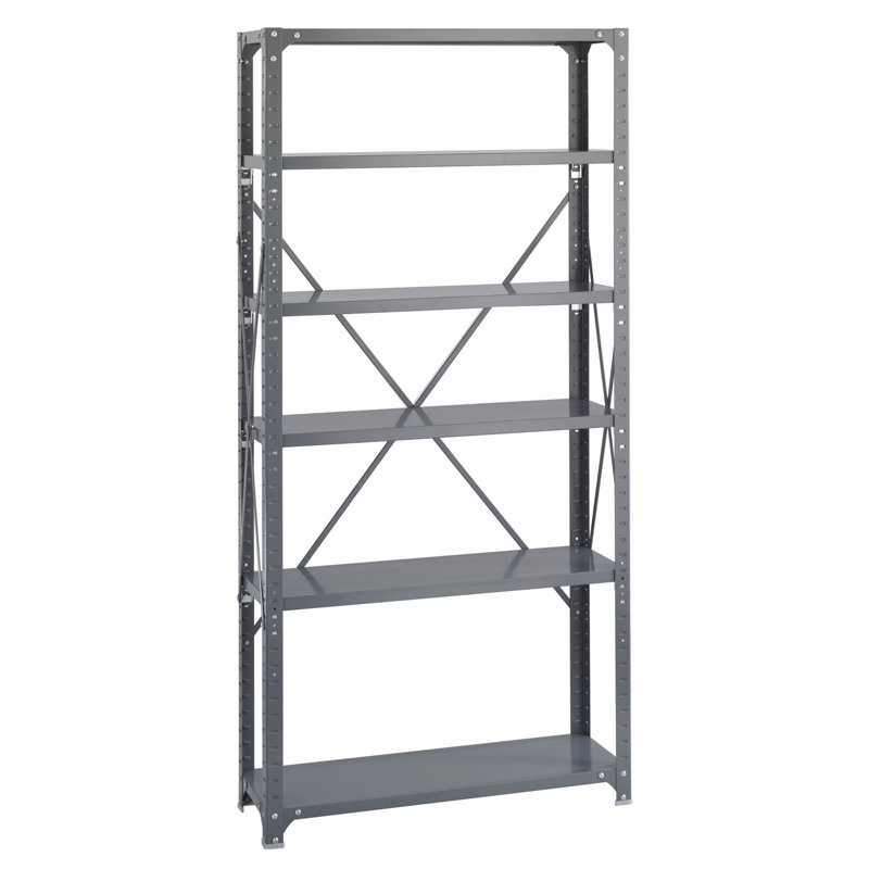 Commercial Steel 6 Shelf Shelving Unit