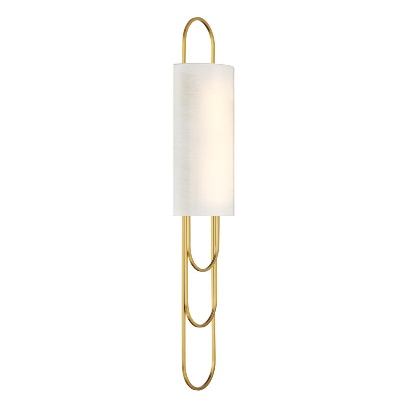 Tartine 1-Light LED Wall Sconce in Brass, Brass