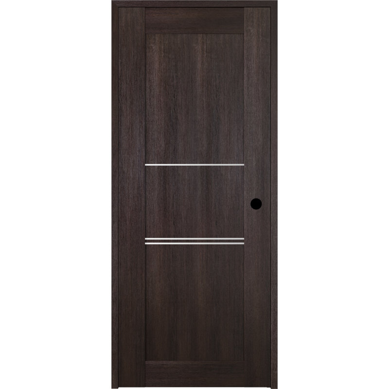Porte standard lambrissée Avon 07 3H, Gauche, Chêne Veralinga, 31,75 po x 79,37 po