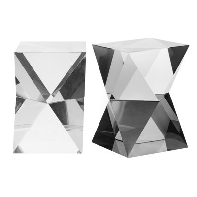 Glass Bookends