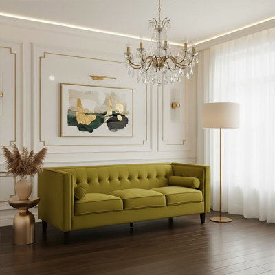 200 Seater Velvet Sofa