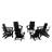 Joubert Foldable Outdoor Adirondack Set-91480514