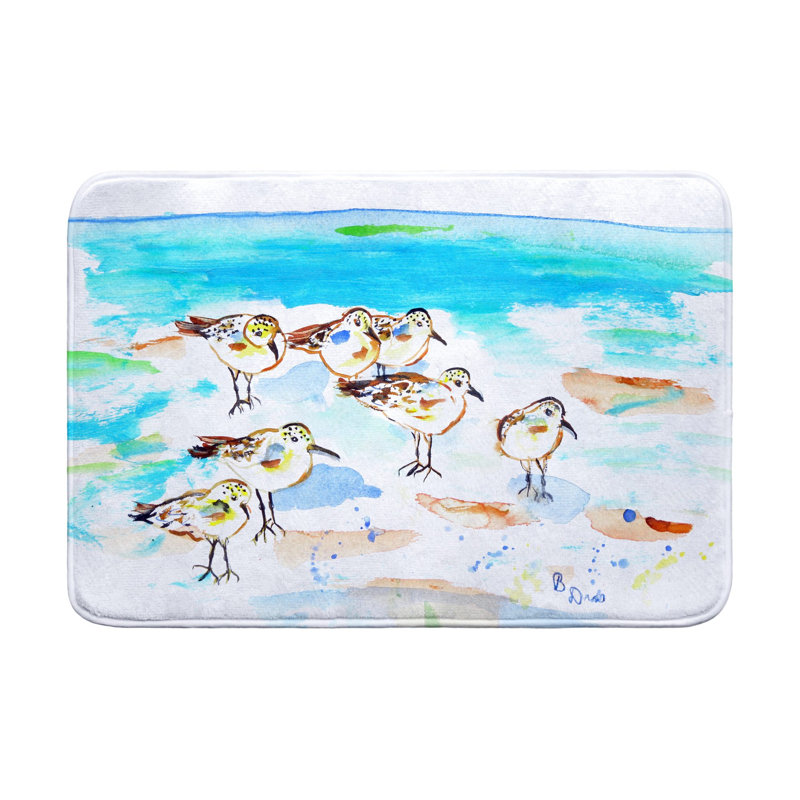 Tapis de bain Seven Sanderlings, L 36 po x l 24 po