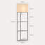 159 H cm Traditional Floor Lamp