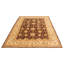 Tapis brun foncé Peshawar Oushak 9 pi 0 po x 11 pi 9 po