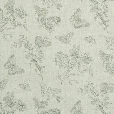 Baudin Butterfly Linen Wallpaper