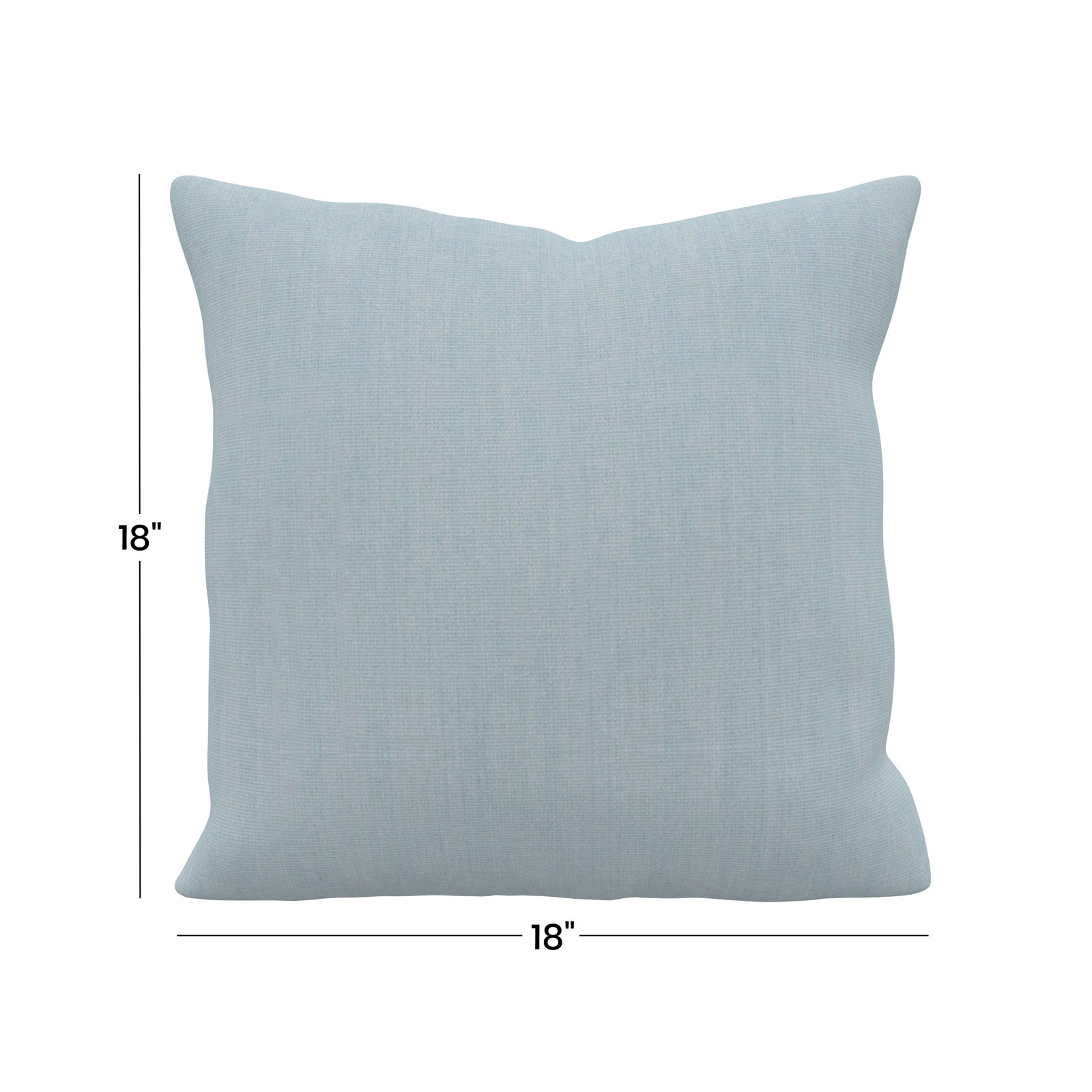 24" x 3" Sunbrella® Pillow Cover & Insert, Sunbrella® Play Sky, Square 18"