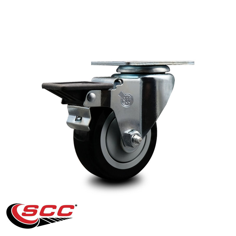 Polyurethane Caster, Black