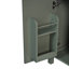 Meuble-lavabo de 24 pouces avec lavabo en céramique, 1 porte à fermeture en douceur, 2 tiroirs à fermeture en douceur et 2 supports de rangement sur la porte-1989203405