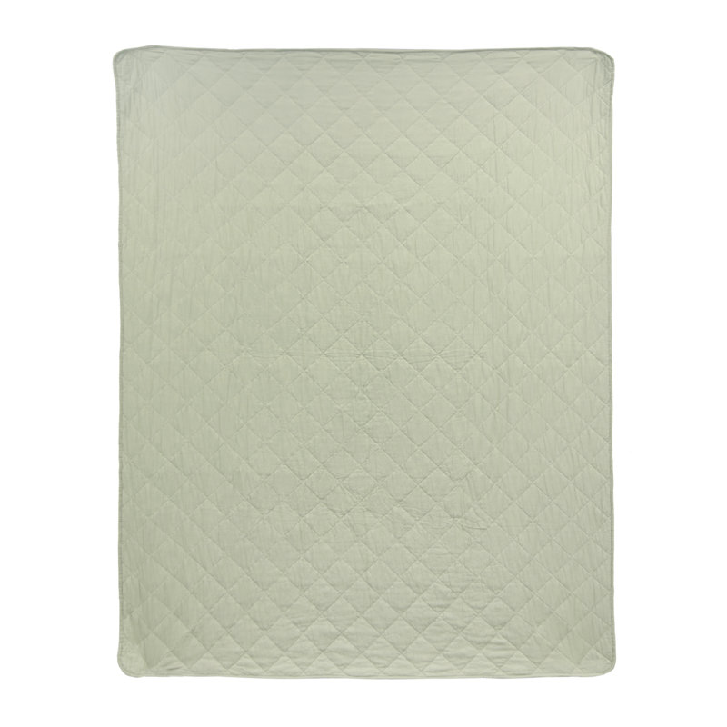 Donna Sharp Peach Rose Pieced Cotton Throw