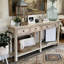 Console en bois de bouleau rustique