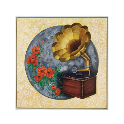 Gramophone | Peinture de Hina Sudhir Mahuv Niagara