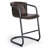 Whiskey Upholstered Counter Stool with Metal Frame-48311845