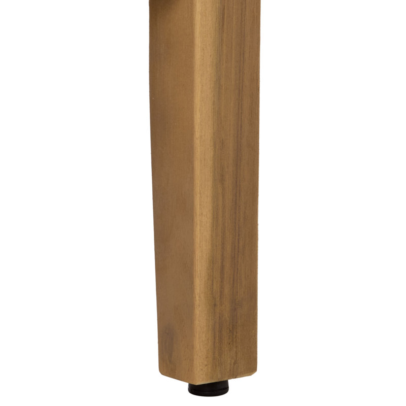 Ensemble de 2 chaises de patio Kaiiden, Oak/Ivory