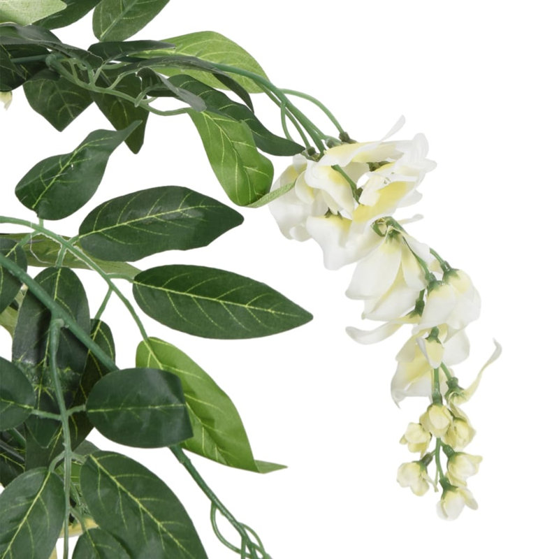 Faux Wisteria Tree in Pot, 80cm H x 82cm W