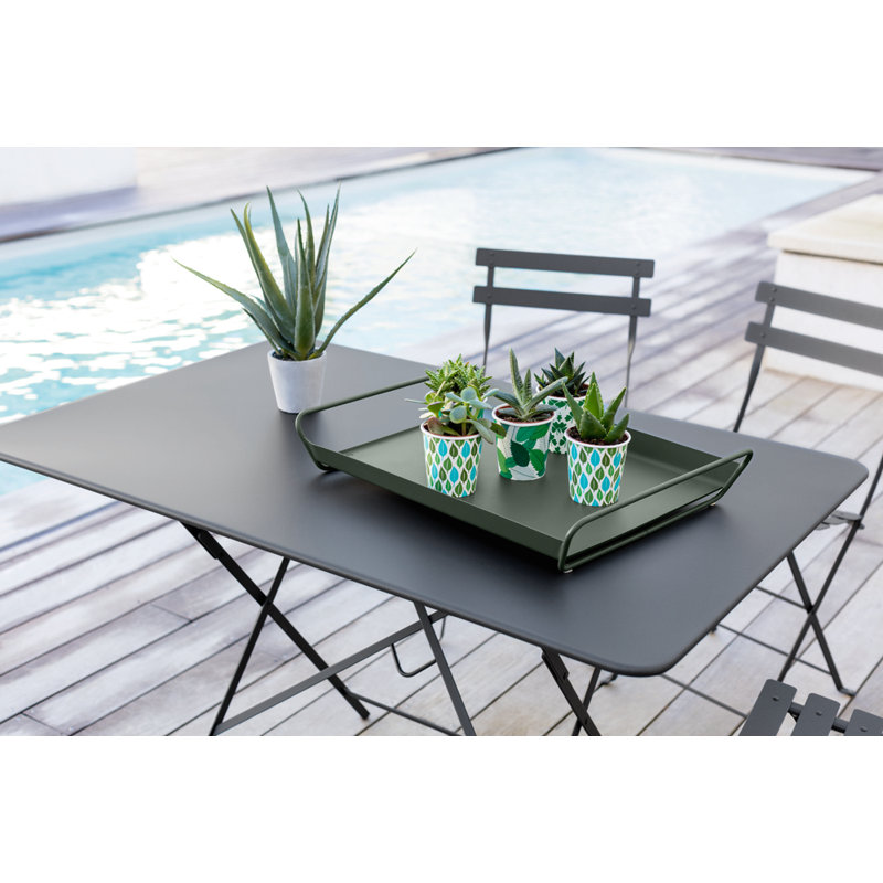 Bistro Outdoor, Clay Gray, 32.5" H x 15" W x 16.5" D