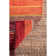 Tapis orange tissé à plat à la main Dupuis