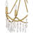 Jefson Glass Semi Flush Mount