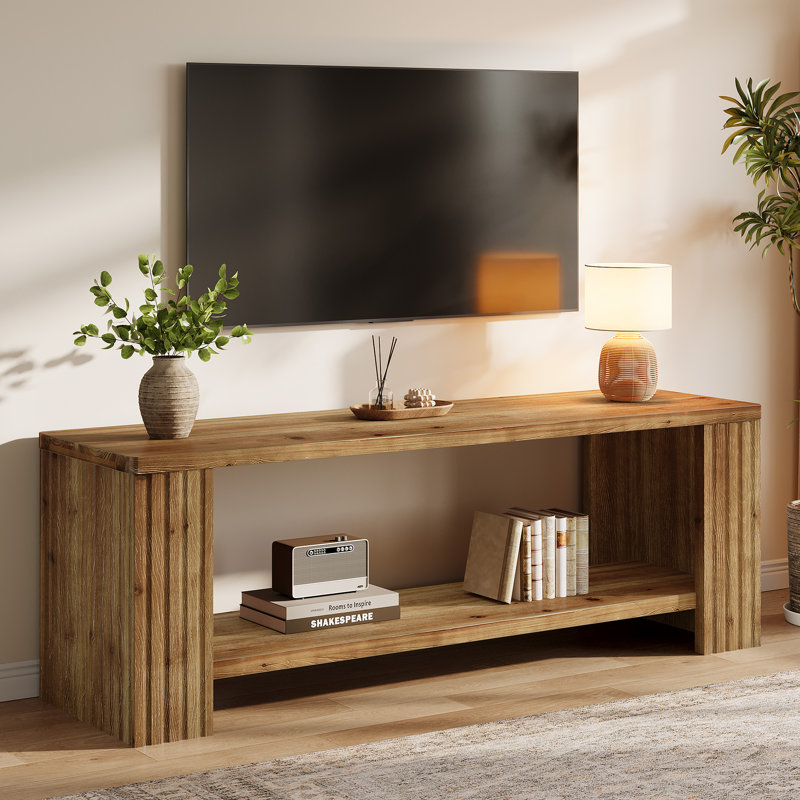 Solid Wood Tv Stand For Tvs Up To 75-inch