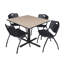 Table de salle à manger Neyland Cain-32520607-32520602-32520597