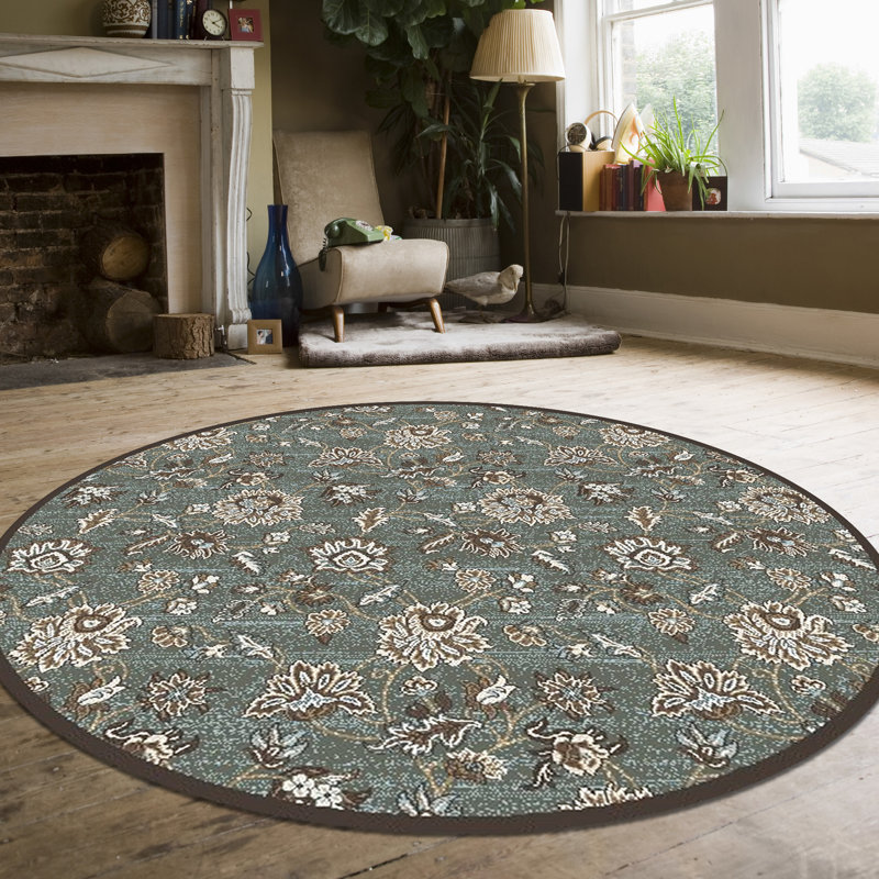 Ackermanville Oriental Indoor Rug, Round 7'10"