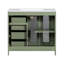 Meuble-lavabo 36 po avec portes à fermeture douce, tablettes réglables et 3 tiroirs-1835658038