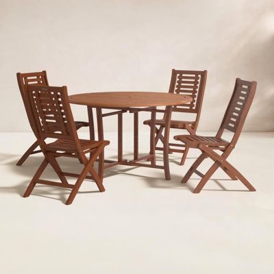 Kinsler Eucalyptus Patio Dining Set