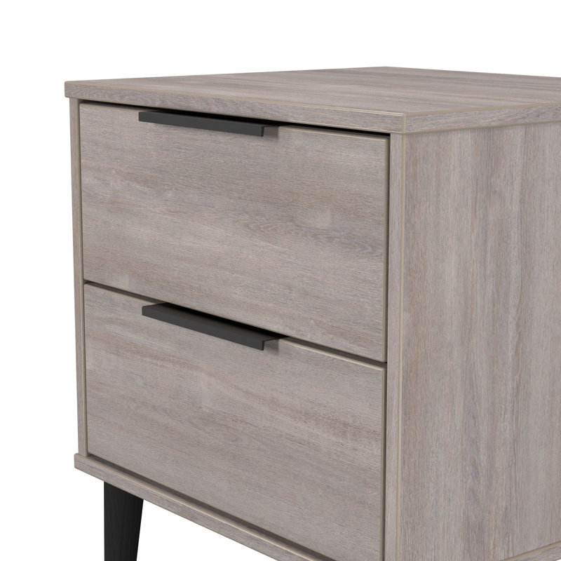TULSA Piece Bedroom Set, Grey Oak