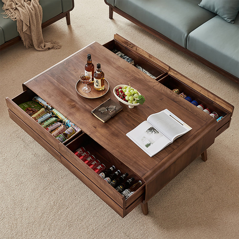 Walnut coffee table