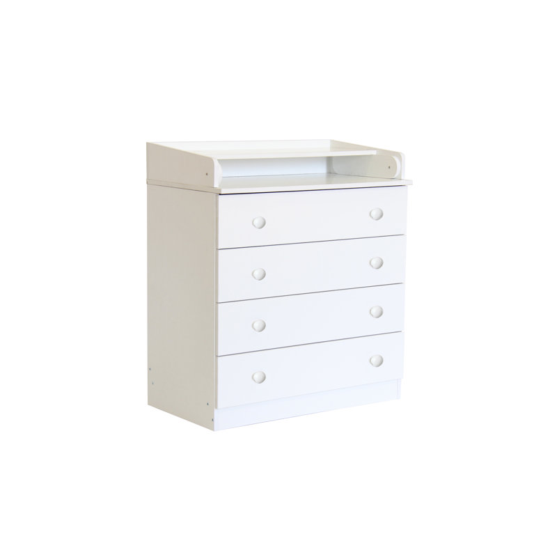 Aarav 4 Drawer Changing Unit, White