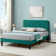Auxter Adjustable Upholstered Head Height Bed Frame