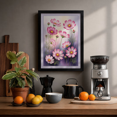 Twilight Cosmos Garden Botanical - Print